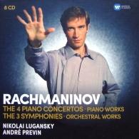 S Rachmaninov (Сергей Васильевич Рахманинов): Orchestral Works: The Piano Concertos, The Symphonies, Rhapsody On A Theme By Paganini, Variations, Preludes, Moments Musicaux