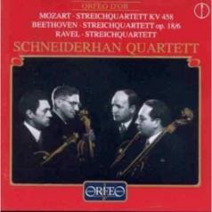 Mozart, Ravel +; Schneiderhan-Qu.