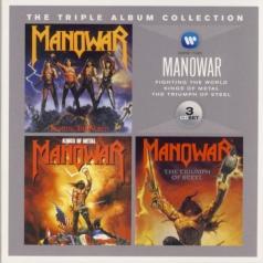 Manowar (Мановар): The Triple Album Collection: Fighting The World / Kings Of Metal / The Triumph Of Steel