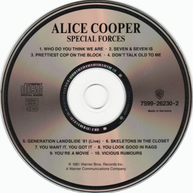 Alice Cooper (Элис Купер): Special Forces