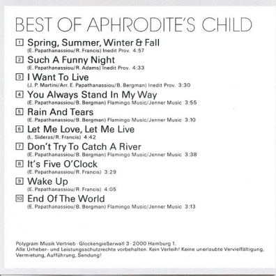 Aphrodite's Child (Дитя Афродиты): Best Of