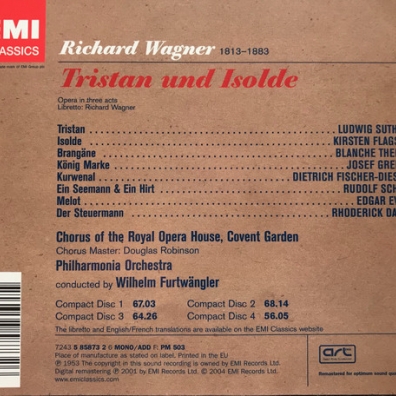 Tristan Und Isolde Wilhelm Furtwängler (Вильгельм Фуртвенглер): Tristan Und Isolde
