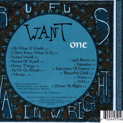 Want One Rufus Wainwright (Руфус Уэйнрайт): Want One