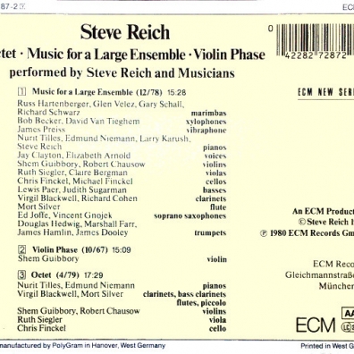 Octet: Music For A Large Ensemble Octet: Music For A Large Ensemble