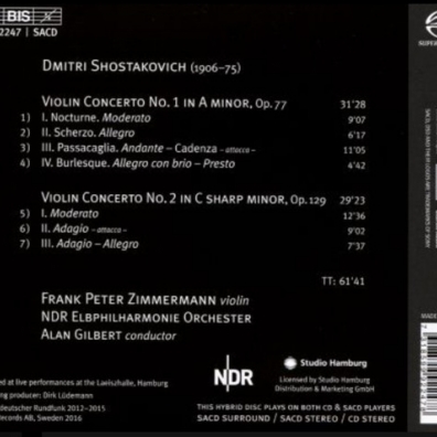 Shostakovich: Violin Concertos Nos 1 & 2 Dmitri Shostakovich (Дмитрий Дмитриевич Шостакович): Shostakovich: Violin Concertos Nos 1 & 2