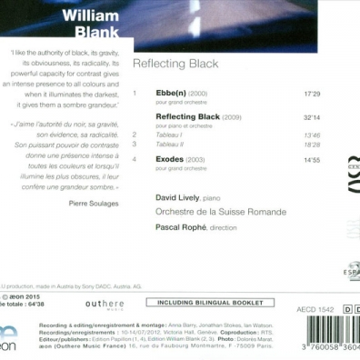 William Blank (Уильям Блейк): Reflecting Black