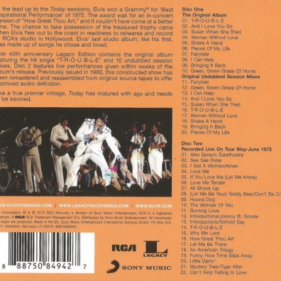 Elvis Presley (Элвис Пресли): Today (Legacy Edition) 40Th Anniversary Deluxe