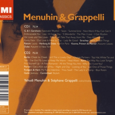 Yehudi Menuhin (Иегуди Менухин): Menuhin & Grappelli Play Gershwin