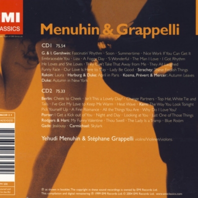 Menuhin & Grappelli Play Gershwin Yehudi Menuhin (Иегуди Менухин): Menuhin & Grappelli Play Gershwin