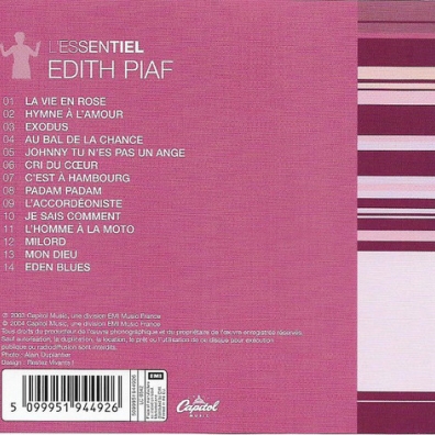 Edith Piaf (Эдит Пиаф): L'Essentiel