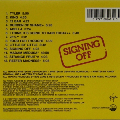 UB40 (Ю Би Фоти): Signing Off