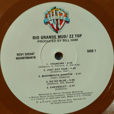 Rio Grande Mud ZZ Top (Зи Зи Топ): Rio Grande Mud