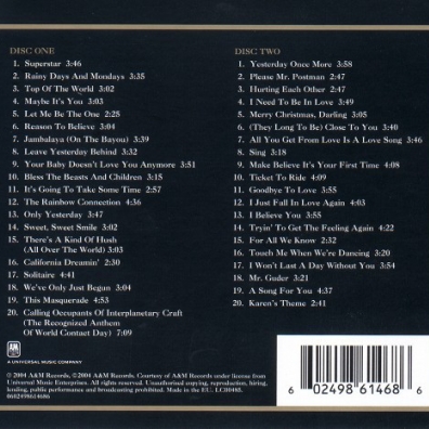 Carpenters Gold - 35th Anniversary Edition The Carpenters: Carpenters Gold - 35th Anniversary Edition