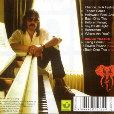 Jon Lord (Джон Лорд): Before I Forget