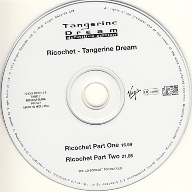 Ricochet Tangerine Dream (Тангерине Дрим): Ricochet