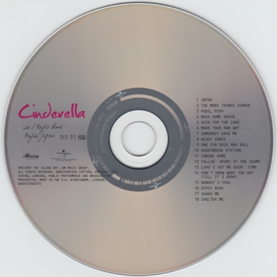 Cinderella (Синдерелла): Authorized Bootleg - Live/ Tokyo Dome - Tokyo, Jap