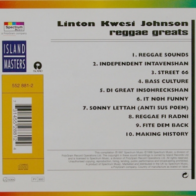 Linton Kwesi Johnson (Линтон Квеси Джонсон): Reggae Greats