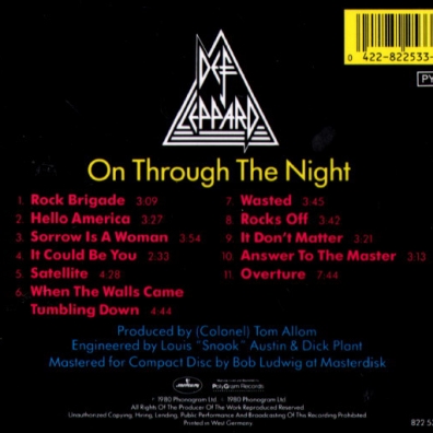 Def Leppard (Деф Лепард): On Through The Night