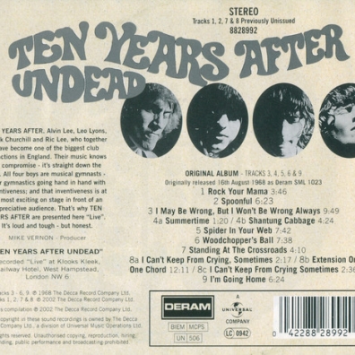 Ten Years After (Тен Ерс Афтер): Undead