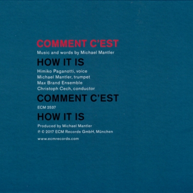 Comment C'Est Michael Mantler (Михаэль Мантлер): Comment C'Est