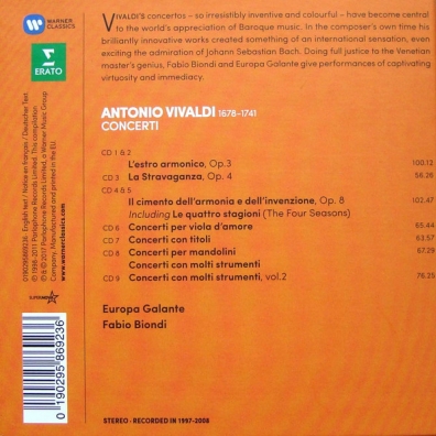 Concerti Fabio Biondi (Фабио Бьонди): Concerti