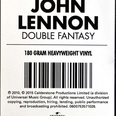 John Lennon (Джон Леннон): Double Fantasy