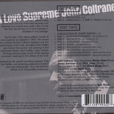 John Coltrane (Джон Колтрейн): A Love Supreme