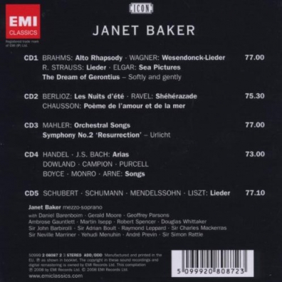 Janet Baker (Дженет Бейкер): Icon:Janet Baker - The Beloved Mezzo