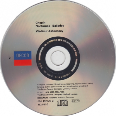 Chopin: Nocturnes Владимир Ашкенази: Chopin: Nocturnes