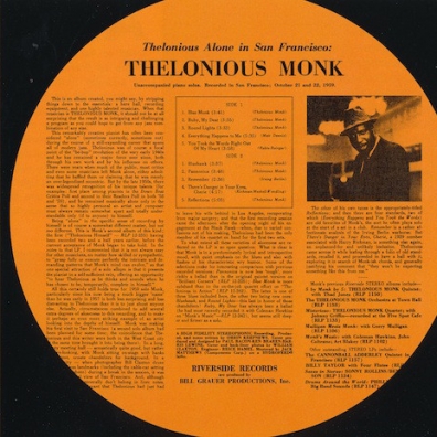 Thelonious Monk (Телониус Монк): Thelonious Alone In San Francisco
