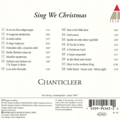 Chanticleer: Sing We Christmas