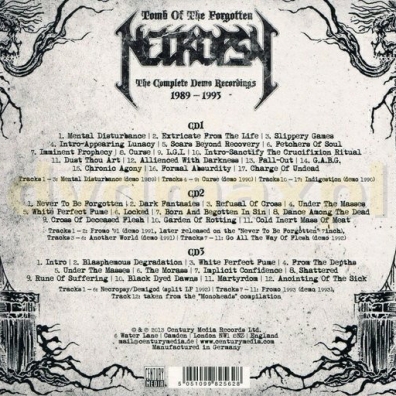 Necropsy (Некропси): Tomb Of The Forgotten - The Complete Demo Recordings 1989-1993