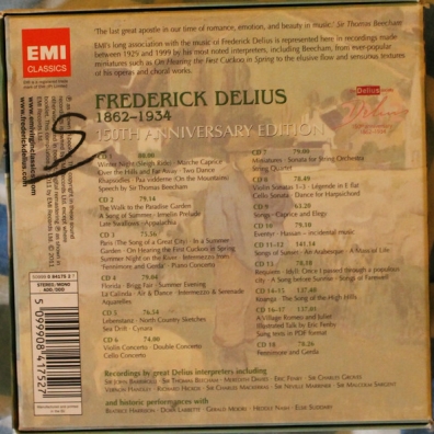 Frederick Delius (Фредерик Делиус): Delius Box: 150Th Anniversary