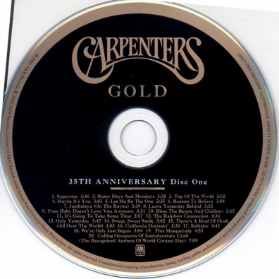 The Carpenters: Carpenters Gold - 35th Anniversary Edition