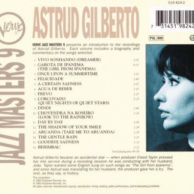 Astrud Gilberto (Аструд Жилберту): Verve Jazz Masters
