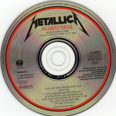 Metallica (Металлика): ...And Justice For All