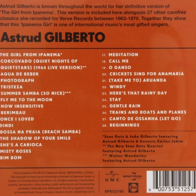 Astrud Gilberto (Аструд Жилберту): Ipanema Girl: The Very Best Of