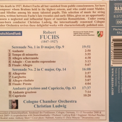 Robert Fuchs (Роберт Фукс): Fuchs: Serenades Nos.1+2