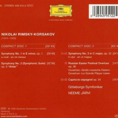 Neeme Järvi (Неэме Ярви): Rimsky-Korsakov: The Complete Symph: onies; Russia