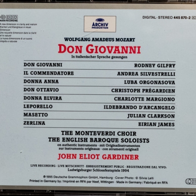 John Eliot Gardiner (Джон Элиот Гардинер): Mozart: Don Giovanni