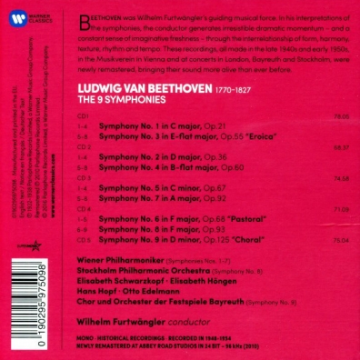 The 9 Symphonies Wilhelm Furtwängler (Вильгельм Фуртвенглер): The 9 Symphonies