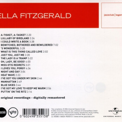 Ella Fitzgerald (Элла Фицджеральд): Lady Be Good!