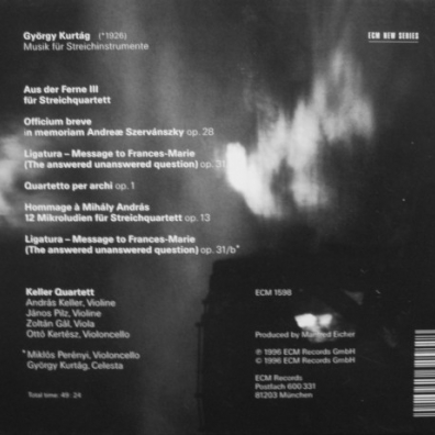 Kurtag Gyorgy: Music For Strings Keller Quartett (Келлер Квартет): Kurtag Gyorgy: Music For Strings