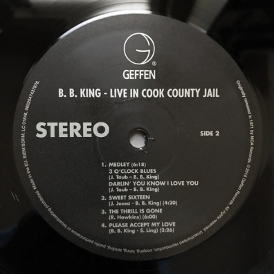 Live In Cook County Jail – B.B. King (Би Би Кинг) купить на виниловых ...