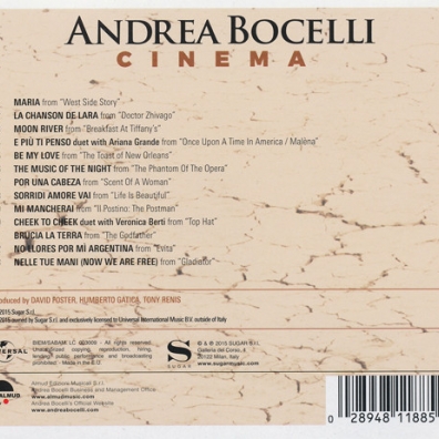 Cinema Andrea Bocelli (Андреа Бочелли): Cinema