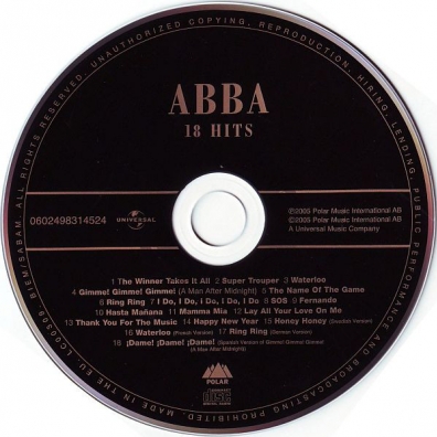 ABBA (АББА): 18 Hits