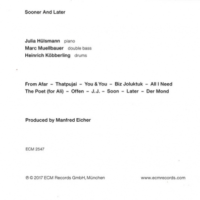 Julia Hulsmann Trio: Sooner And Later Julia Hulsmann Trio: Sooner And Later