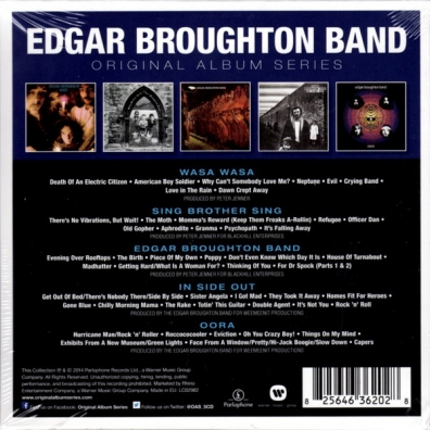 Edgar Broughton Band (Эдгаром и Стивом Броутонами): Original Album Series