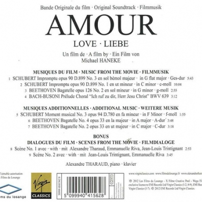 Alexandre Tharaud (Александр Таро): Amour (Ost)
