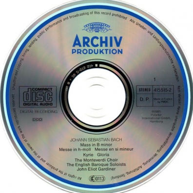 Bach: Mass In B-Minor John Eliot Gardiner (Джон Элиот Гардинер): Bach: Mass In B-Minor